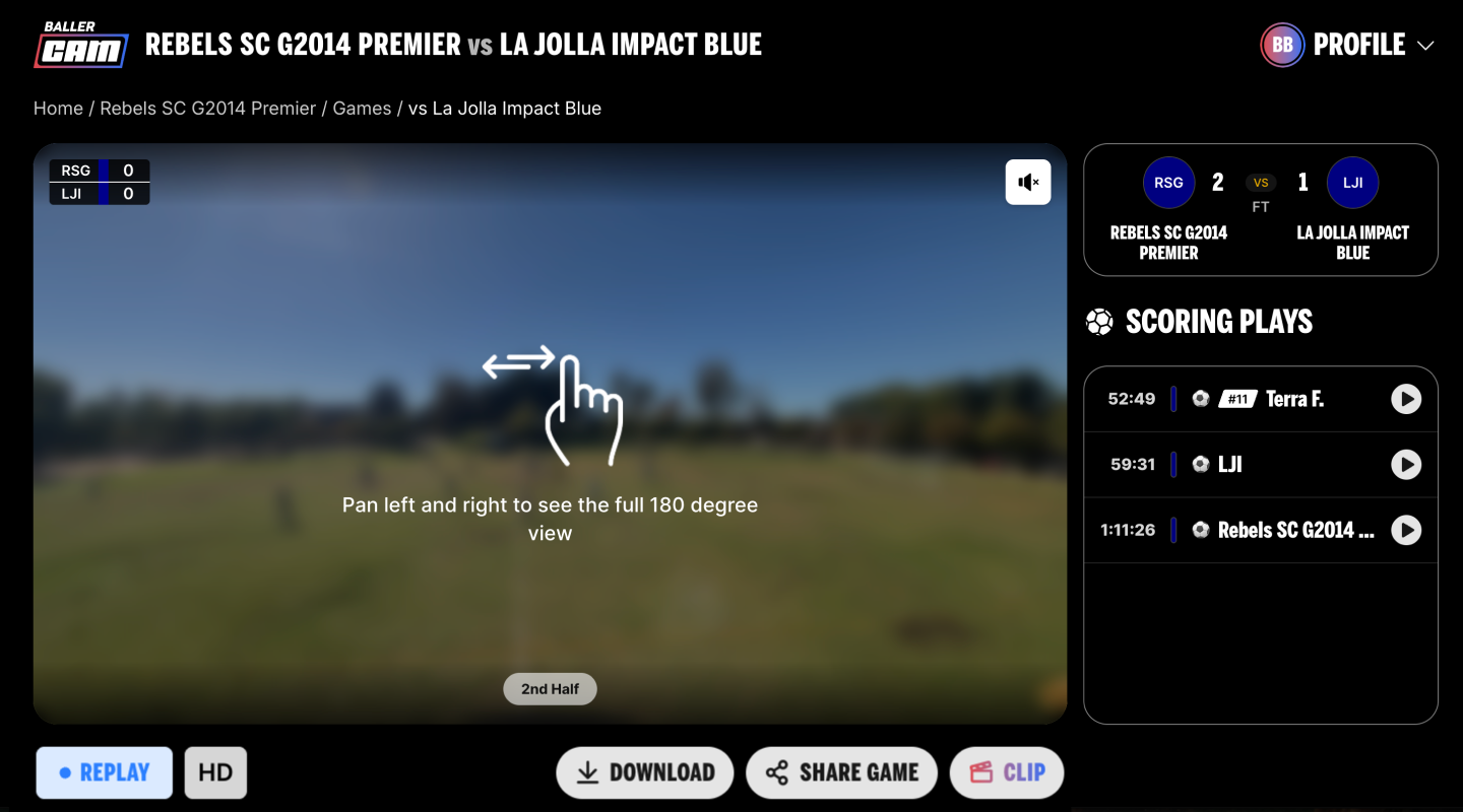 Introducing 180 Explore View: A New Way to Watch Replays