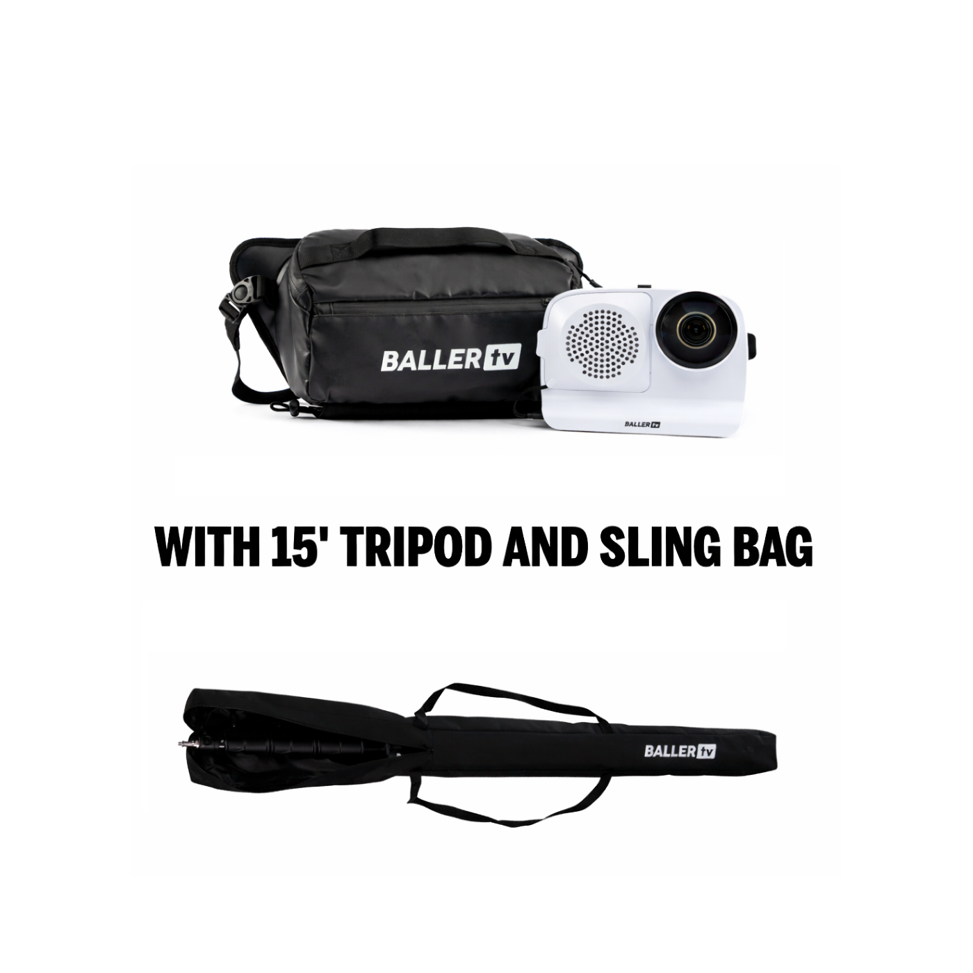 BallerCam Volleyball Bundle (w/ 15' Tripod)