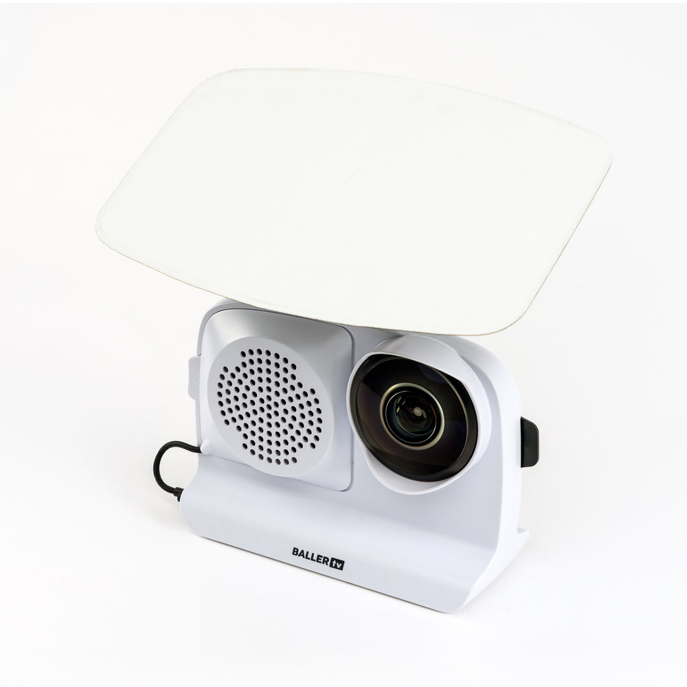 BallerCam with sun shade attached