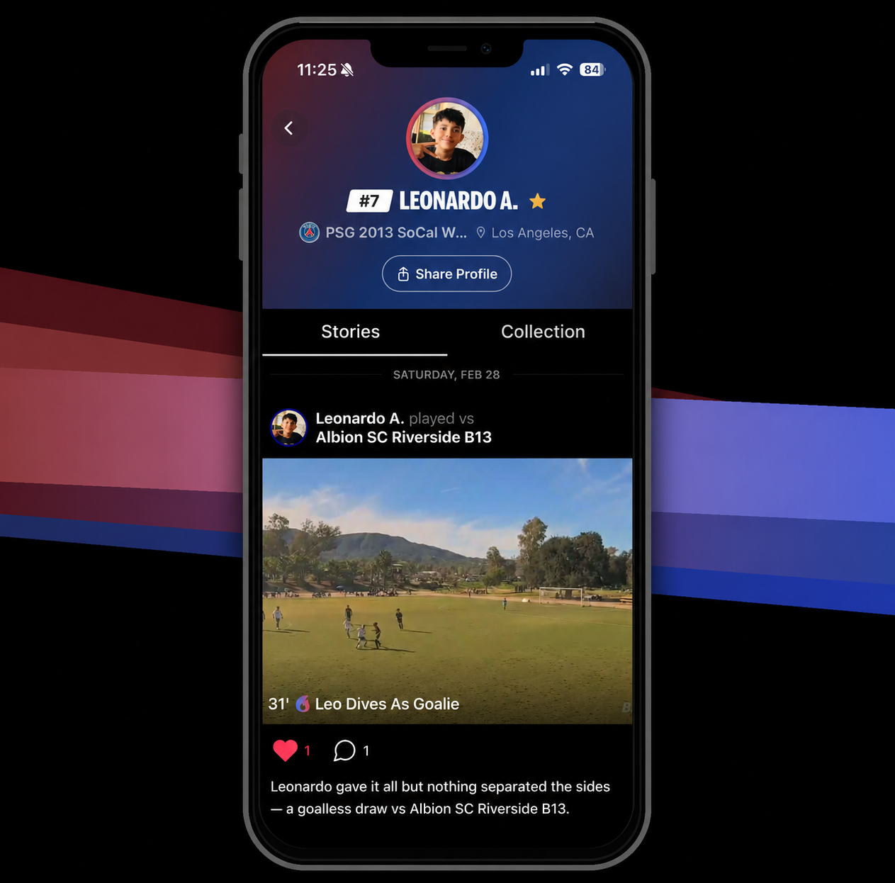 Build Their Soccer Story