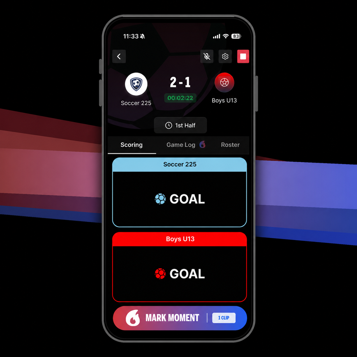 Score the Match. Save Every Moment.